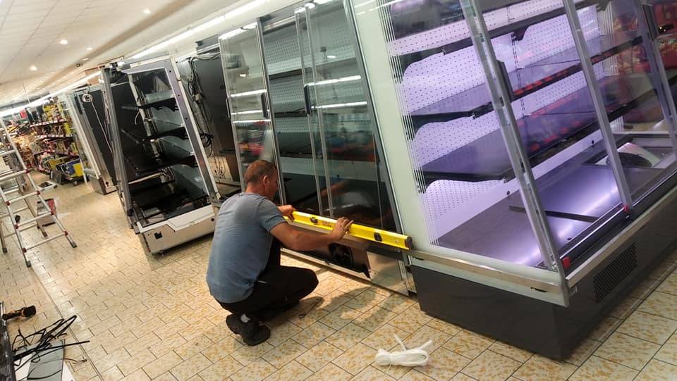 Transport manutention et DMA de meubles froids et vitrines réfrigérées