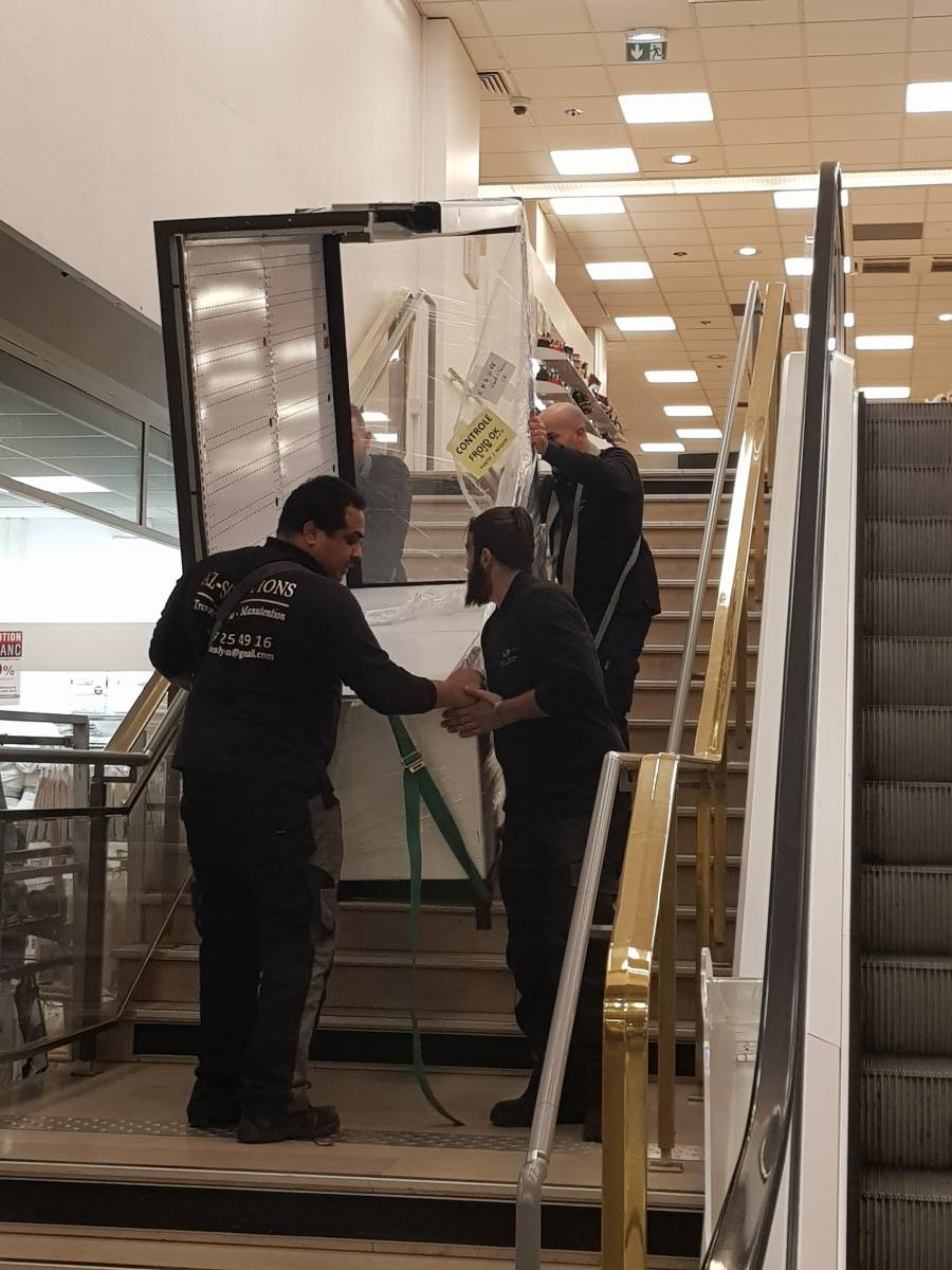 Prix pour le transport d’une armoire sécurisée avec installation technique portique à Marseille 13 dans les Bouches-du-Rhône