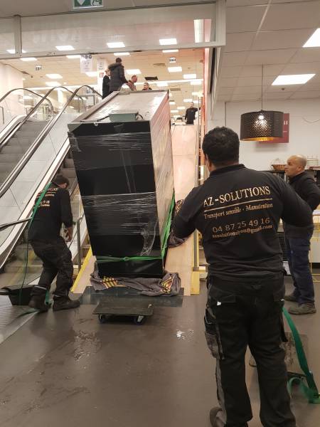 DMA Manutention en luge et treuil de meubles froid
