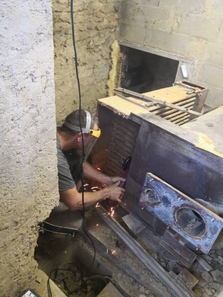 dépose et évacuation salles des machines acces difficiles avec contraintes